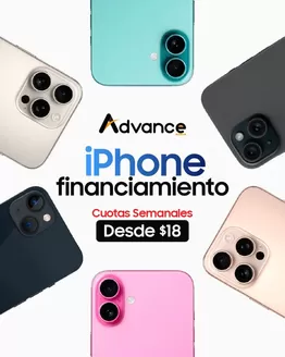 Catálogo Advance | Iphone financiamiento | 2026-07-29T00:00:00.000Z - 2026-08-29T00:00:00.000Z