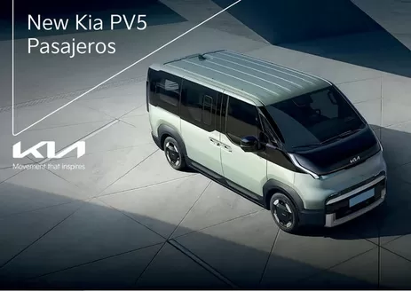 Catálogo Kia | PV5 Passenger | 2026-07-29T00:00:00.000Z - 2026-08-12T00:00:00.000Z