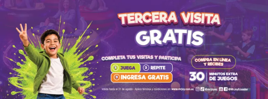 Catálogo Mr. Joy | Tercera visita gratis | 2026-07-29T00:00:00.000Z - 2026-07-31T00:00:00.000Z