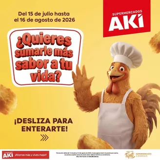 Catálogo Akí en San Miguel | Catálogo Akí | 2026-07-15T00:00:00.000Z - 2026-08-16T00:00:00.000Z