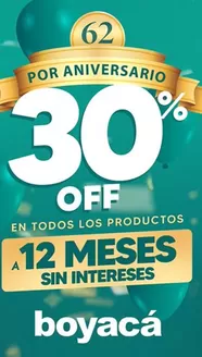 Catálogo Boyacá | 30% off en todos los productos  | 2026-08-03T00:00:00.000Z - 2026-08-31T00:00:00.000Z