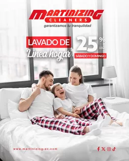 Catálogo Martinizing Dry Cleaning | Lavado de linea hogar  | 2026-08-03T00:00:00.000Z - 2026-08-31T00:00:00.000Z