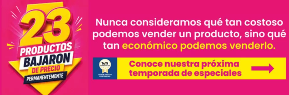 Catálogo TuTi | 23 productos bajaron de preci | 2026-08-03T00:00:00.000Z - 2026-08-31T00:00:00.000Z
