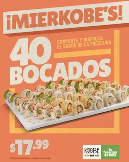 Catálogo Kobe Sushi Express | Mierkobes | 2026-08-06T00:00:00.000Z - 2026-08-26T00:00:00.000Z