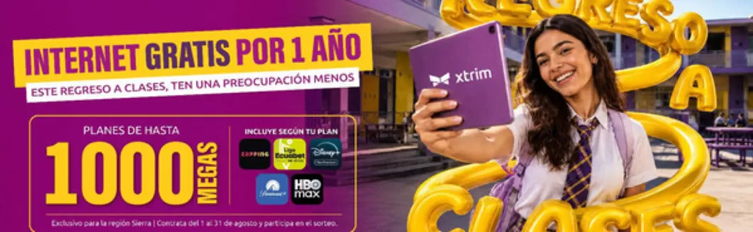 Catálogo Xtrim | Internet gratis por 1 ano | 2026-08-06T00:00:00.000Z - 2026-08-31T00:00:00.000Z