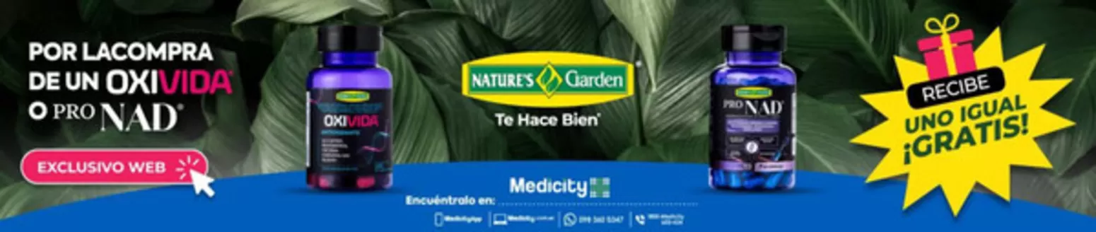 Catálogo Farmacias Medicity en Pintag | Por lacompra de un oxivida  | 2026-08-07T00:00:00.000Z - 2026-08-31T00:00:00.000Z