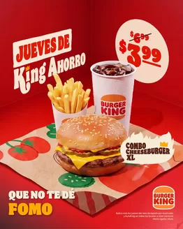 Catálogo Burger King | Jueves de king ahoroo | 2026-08-07T00:00:00.000Z - 2026-08-27T00:00:00.000Z