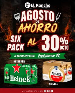 Catálogo Supermercado El Rancho en Duran | Six pack al 30%dcto | 2026-08-10T00:00:00.000Z - 2026-08-31T00:00:00.000Z