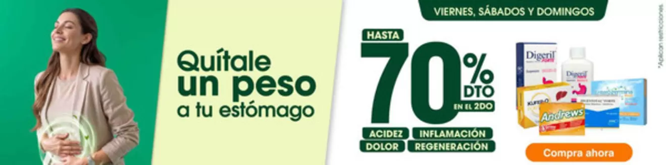 Catálogo Fybeca en Pintag | Quitale un peso a tu estomago  | 2026-08-11T00:00:00.000Z - 2026-08-30T00:00:00.000Z
