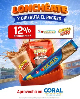 Catálogo Coral Hipermercados | Loncheate y disfruta el recreo | 2026-08-14T00:00:00.000Z - 2026-08-31T00:00:00.000Z