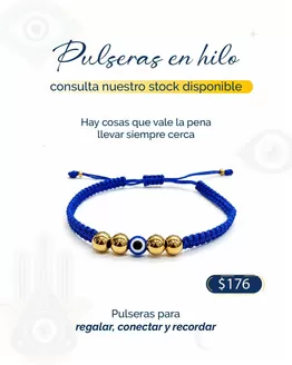 Catálogo OroCash | Puilseras en hilo | 2026-08-14T00:00:00.000Z - 2026-08-31T00:00:00.000Z
