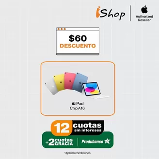 Catálogo iShop | Beneficio unico con tarjetas produbanco | 2026-08-14T00:00:00.000Z - 2026-08-31T00:00:00.000Z
