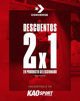 Catálogo Kao Sports Center | Descuentos 2x1 en productos seleccionado | 2026-08-18T00:00:00.000Z - 2026-08-31T00:00:00.000Z