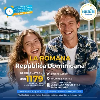 Catálogo Sol Caribe | La romana republica dominicana | 2026-08-19T00:00:00.000Z - 2026-09-19T00:00:00.000Z