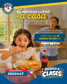 Catálogo Texas Chicken | Regreso a clases  | 2026-08-19T00:00:00.000Z - 2026-09-30T00:00:00.000Z