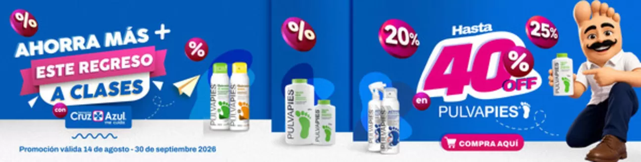 Catálogo Farmacias Cruz Azul | Ofertas y promociones actuales | 2026-08-14T00:00:00.000Z - 2026-09-30T00:00:00.000Z