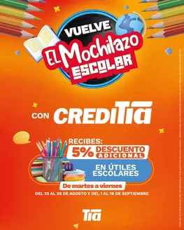 Catálogo Tia en Guaranda | El mochilazo esoclar | 2026-08-26T00:00:00.000Z - 2026-09-18T00:00:00.000Z