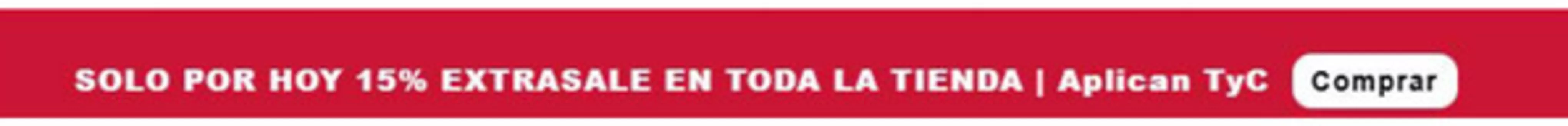 Catálogo Tennis | Solo por hoy 15%extrasale en toda la tienda | 2026-08-26T00:00:00.000Z - 2026-09-19T00:00:00.000Z