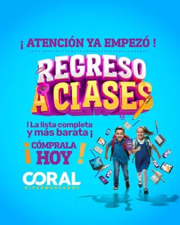 Catálogo Coral Hipermercados en Espíndola | Ofertas especiales para ti | 2026-08-29T00:00:00.000Z - 2026-09-12T00:00:00.000Z