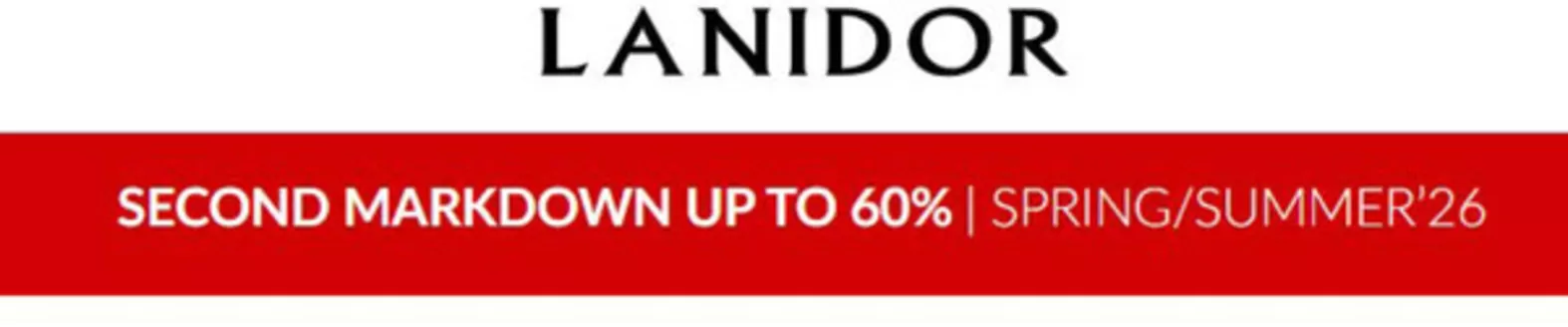 Catálogo Lanidor | Spring/Summer' 26 | 2026-08-31T00:00:00.000Z - 2026-09-30T00:00:00.000Z