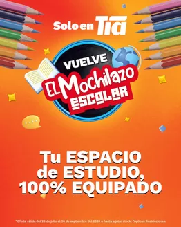 Catálogo Tia en Guayllabamba | El mochilazo escolar | 2026-09-08T00:00:00.000Z - 2026-09-30T00:00:00.000Z