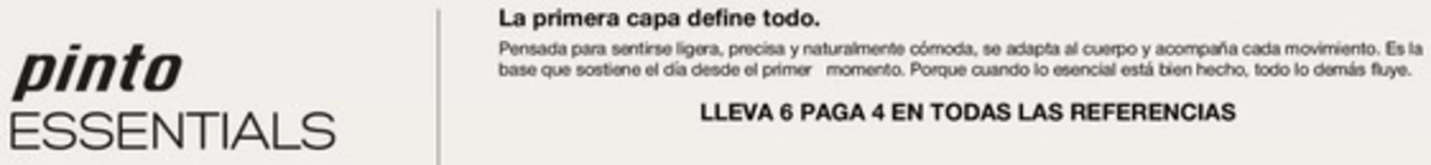Catálogo Pinto en San Lorenzo | Pinto essentials | 2026-09-08T00:00:00.000Z - 2026-10-31T00:00:00.000Z