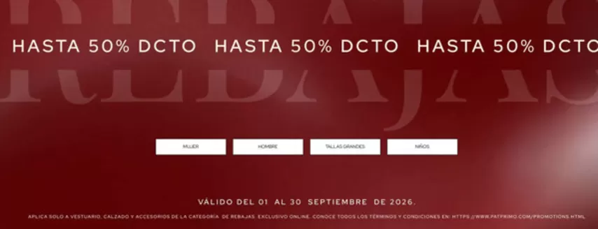 Catálogo Pat Primo en Milagro | Hasta 50%dcto | 2026-09-08T00:00:00.000Z - 2026-09-30T00:00:00.000Z