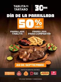 Catálogo La tablita del tártaro en Duran | Dia de la parrillada | 2026-09-08T00:00:00.000Z - 2026-09-22T00:00:00.000Z