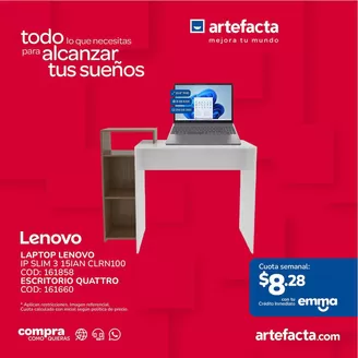 Catálogo Artefacta | Nuestras mejores gangas | 2026-09-09T00:00:00.000Z - 2026-09-23T00:00:00.000Z