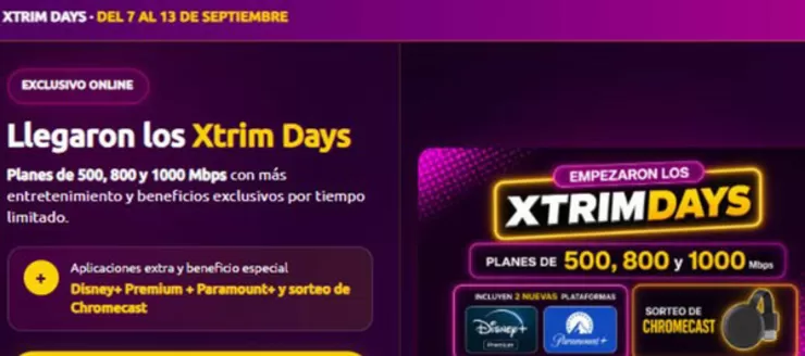 Catálogo Xtrim | Llegaron los Xtrim Days | 2026-09-10T00:00:00.000Z - 2026-09-13T00:00:00.000Z
