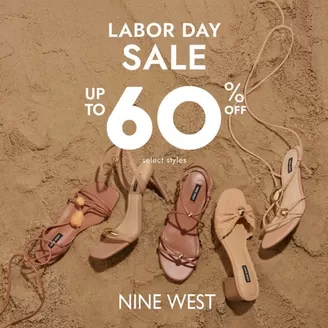 Catálogo Nine West | Labor day sale | 2026-09-11T00:00:00.000Z - 2026-09-30T00:00:00.000Z