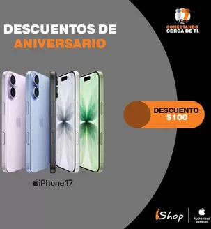 Catálogo iShop | Descuentos aniversario | 2026-09-14T00:00:00.000Z - 2026-09-30T00:00:00.000Z