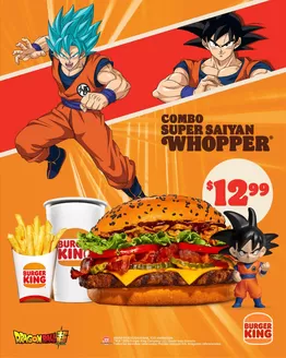 Catálogo Burger King | Combo super saiyan | 2026-09-15T00:00:00.000Z - 2026-10-10T00:00:00.000Z