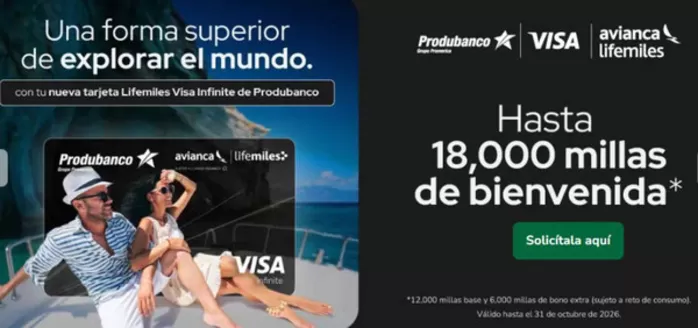 Catálogo Produbanco | Una forma superior de explorar el mundo | 2026-09-15T00:00:00.000Z - 2026-10-31T00:00:00.000Z
