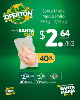 Catálogo Santa Maria en Calceta | Ofertas y promociones actuales | 2026-09-20T00:00:00.000Z - 2026-10-04T00:00:00.000Z