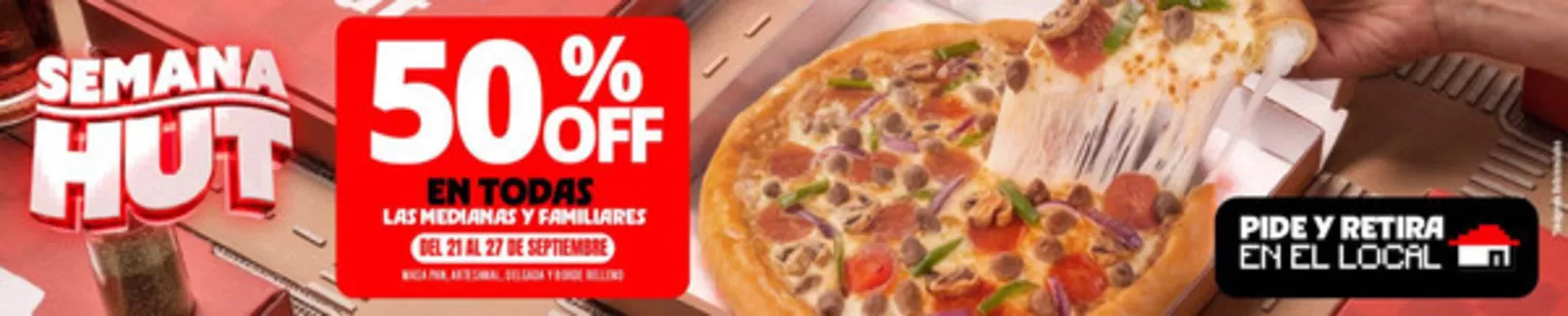 Catálogo Pizza Hut | Semana Hut | 2026-09-22T00:00:00.000Z - 2026-09-27T00:00:00.000Z