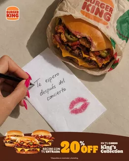 Catálogo Burger King en Quito | Recibe con tu entrada 20%off | 2026-09-23T00:00:00.000Z - 2026-10-24T00:00:00.000Z