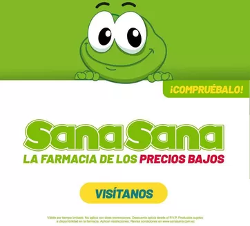 Catálogo Farmacias SanaSana en Duran | Ofertas y promociones actuales | 2026-09-24T00:00:00.000Z - 2026-10-08T00:00:00.000Z