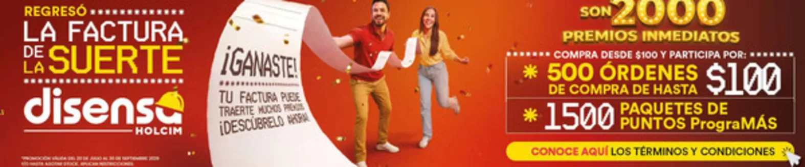Catálogo Disensa en Cevallos | Regreso la factura de la suerte | 2026-09-24T00:00:00.000Z - 2026-09-30T00:00:00.000Z