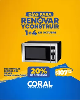 Catálogo Coral Hipermercados en Quijos | Renovar y construir | 2026-09-28T00:00:00.000Z - 2026-10-04T00:00:00.000Z