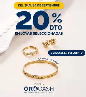 Catálogo OroCash | 20%dto en joyas seleccionados | 2026-09-29T00:00:00.000Z - 2026-09-30T00:00:00.000Z