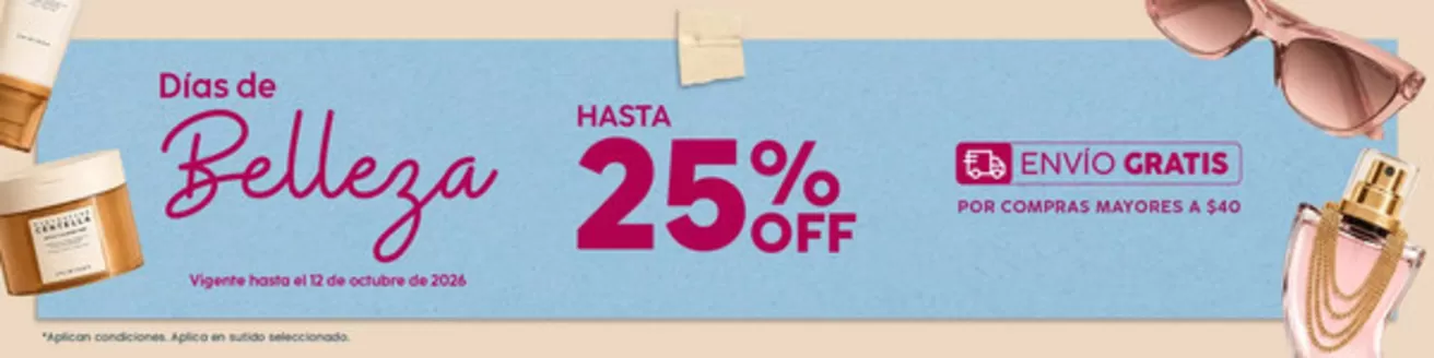 Catálogo Marcimex | Dias de belleza | 2026-09-30T00:00:00.000Z - 2026-10-12T00:00:00.000Z