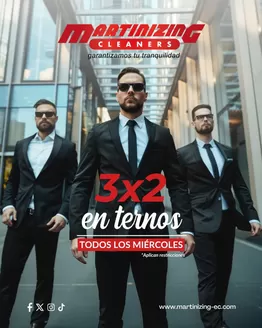 Catálogo Martinizing Dry Cleaning | 3x2 ternos todos los miercoles | 2026-09-30T00:00:00.000Z - 2026-10-28T00:00:00.000Z