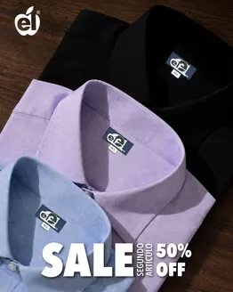 Catálogo Camisas Él | Sale segundo articulo 50%Off | 2026-09-30T00:00:00.000Z - 2026-10-18T00:00:00.000Z