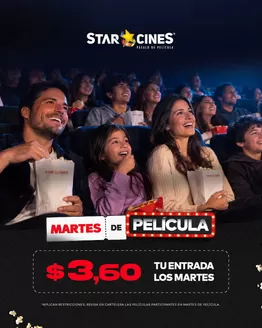 Catálogo Star Cines en Conocoto | Martes de pelicula | 2026-10-01T00:00:00.000Z - 2026-10-27T00:00:00.000Z