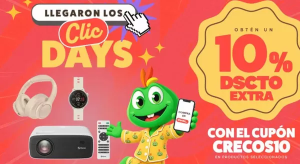Catálogo Crecos | Llegaron los clic days | 2026-10-05T00:00:00.000Z - 2026-10-31T00:00:00.000Z