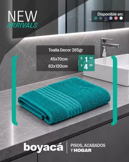 Catálogo Boyacá | Toalla decor | 2026-10-06T00:00:00.000Z - 2026-10-31T00:00:00.000Z