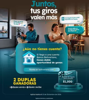 Catálogo Banco Bolivariano en Portoviejo | Juntos tus giros valen mas | 2026-10-07T00:00:00.000Z - 2026-12-15T00:00:00.000Z