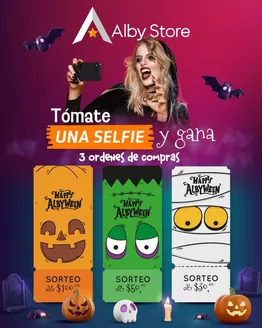 Catálogo Alby Store | Tomate una selfie y gana 3 ordenes de compras | 2026-10-08T00:00:00.000Z - 2026-11-04T00:00:00.000Z