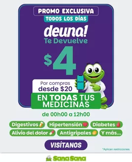 Catálogo Farmacias SanaSana | Gangas exclusivas | 2026-10-12T00:00:00.000Z - 2026-10-26T00:00:00.000Z